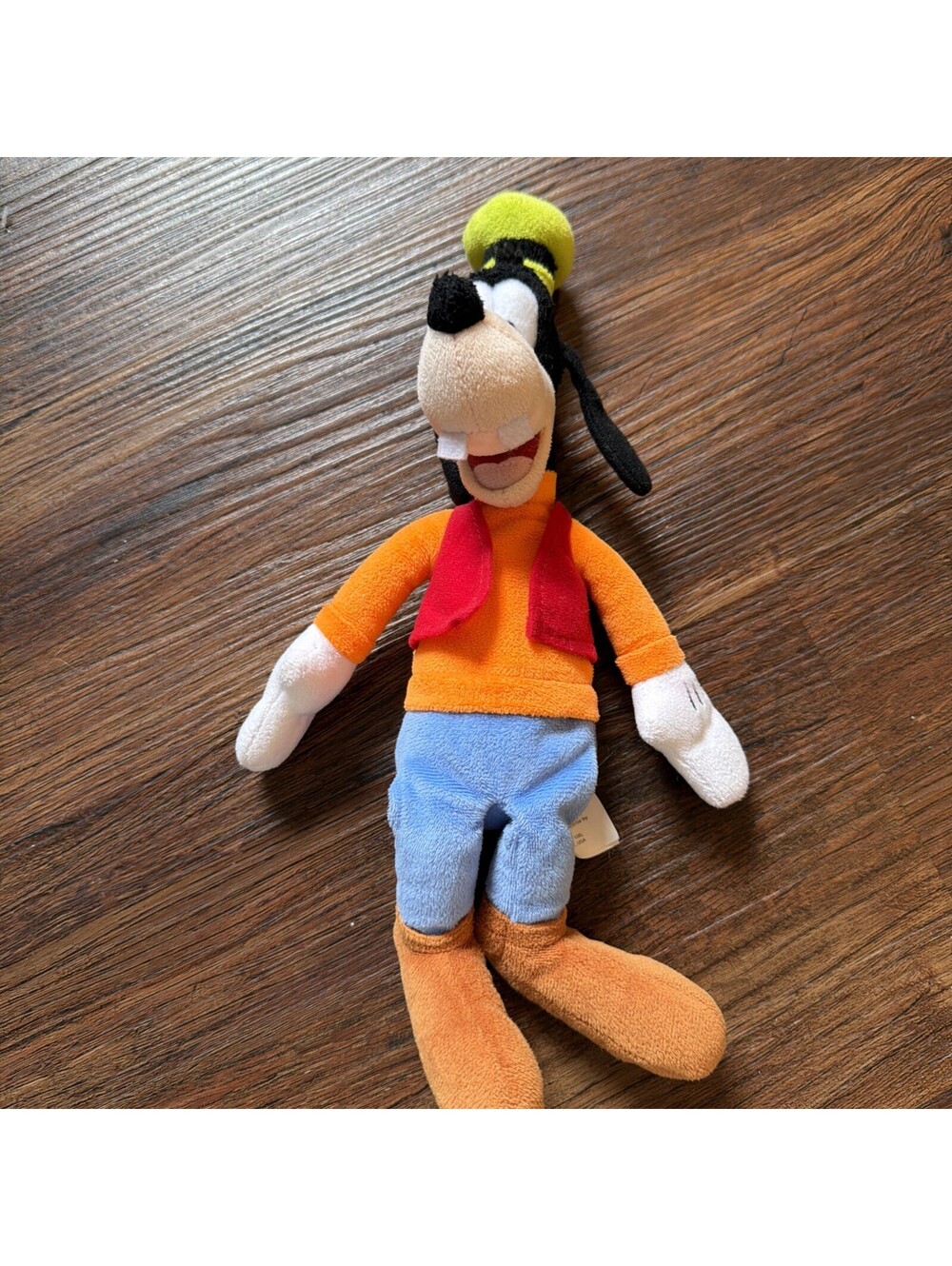 💚 Disney Goofy Plush Doll 12” Just Play Green Hat Red Vest